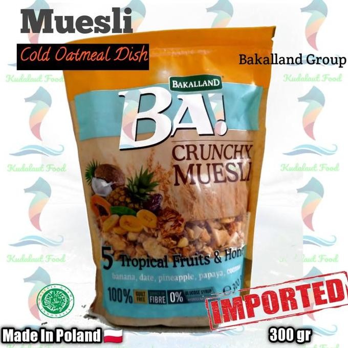 

Bakalland * Crunchy Muesli Oatmeal ; 300 gr