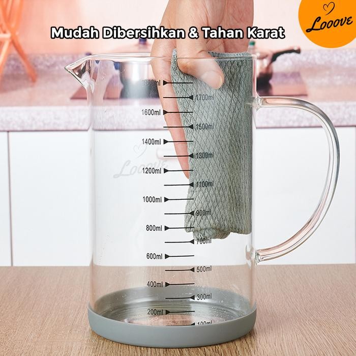 OIL POT GLASS - WADAH SARINGAN MINYAK KACA