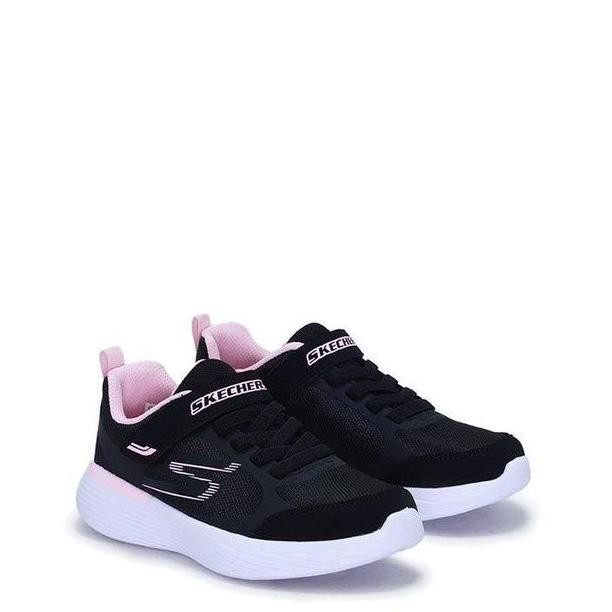 Sepatu Anak Sekolah Perempuan Skechers Go Run Bla Pink Hitam
