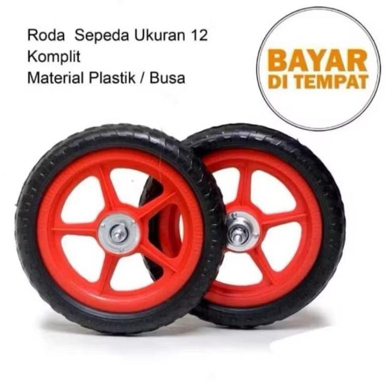 Murah Velg Sepeda 12 Ban Busa Ban Eva /Ban Mati / Ban Balance Bike