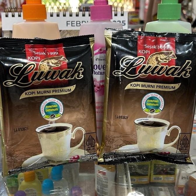 

Isi 2pcs Kopi Luwak Murni kemasan 120gr