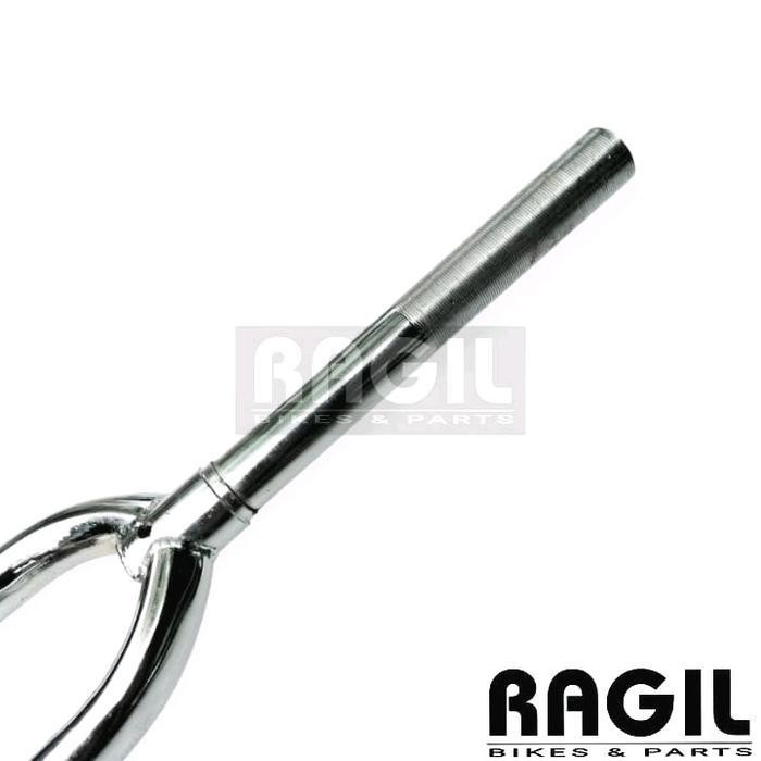 Fork Sepeda Fixie Mtb 700 26 27.5 Standar 25.4 Insert 22.2 Garpu Chrome Krom Rigid 700 C 700C Origin