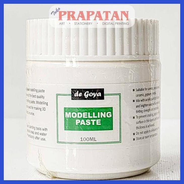 

( SEKOLAH / LUKIS ) READY DE GOYA MODELLING PASTE 100ML | MEDIUM CAT AKRILIK (SENI / MENGGAMBAR / ART / KERAJINAN ) PACKING AMAN