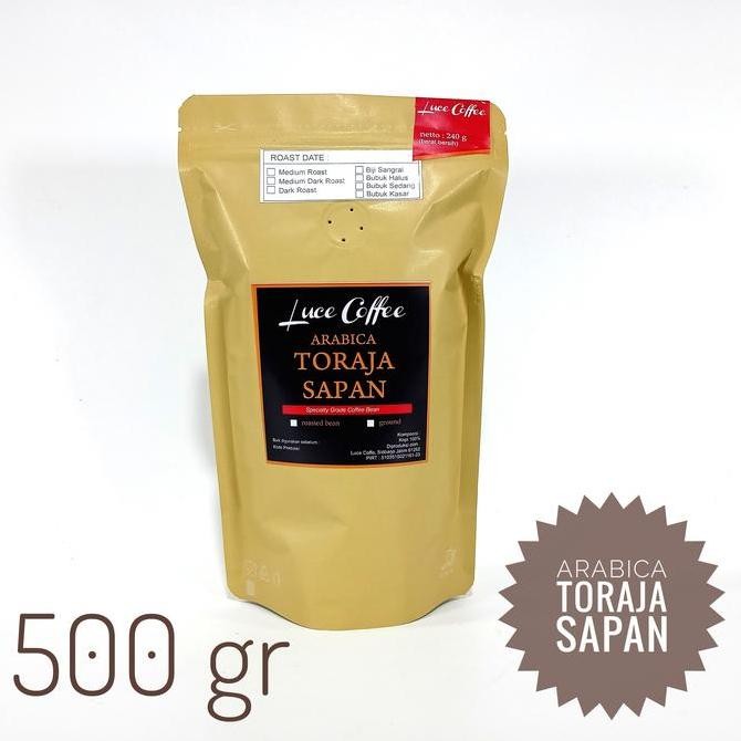 

Kopi Arabica Toraja Sapan 500gr - Biji atau bubuk