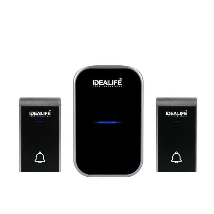 [Expert] Idealife Bel Pintu Bell Rumah Wireless DoorBell 2 Remote IL-292