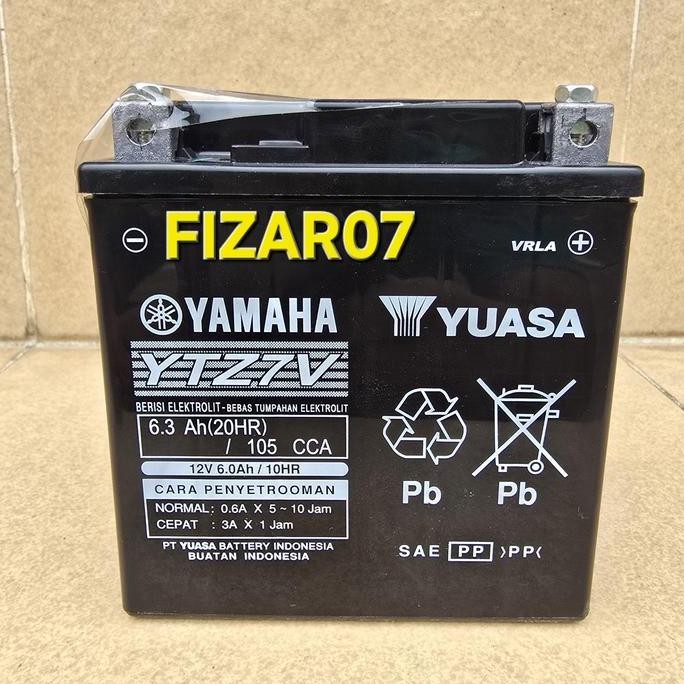 AKI MOTOR YUASA YTZ7V / AKI YUASA YTZ7V / NMAX OLD / AEROX / LEXI ( TANPA DUS )