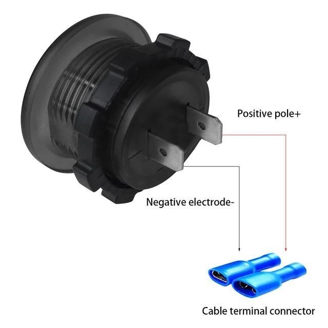 Voltmeter Digital Motor Mobil Display Led Volt Meter Gauge Dc 12 Volt Original Dan Terpercaya