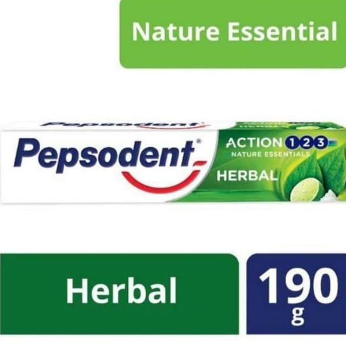,,,,,,,] Pepsodent Action 123 Herbal 190 gram