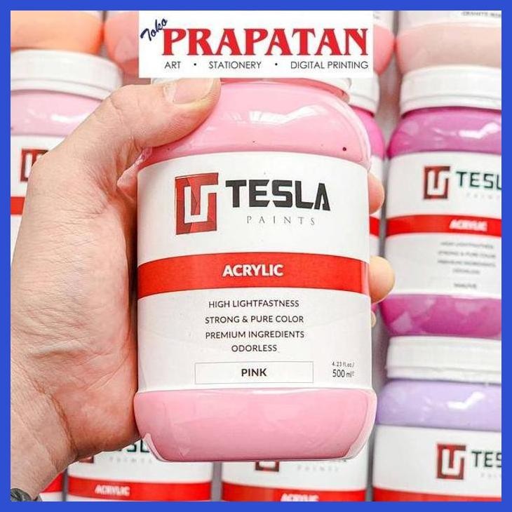 

( SEKOLAH / LUKIS ) SALE TESLA ACRYLIC PAINT / CAT AKRILIK TESLA 500 ML NEW COLOR (SENI / MENGGAMBAR / ART / KERAJINAN ) GOOD QUALITY