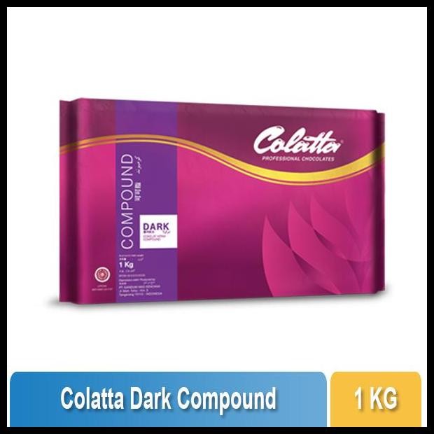 

Terlaris Colatta - Dark Chocolate Compound 1 Kg / Coklat Kompon Dark Good Quality