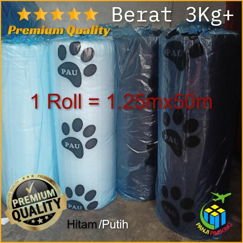 

Bubble Wrap Bening / Hitam Premium 3kg Plus Buble Warp Paw Tebal 1 Roll DiM