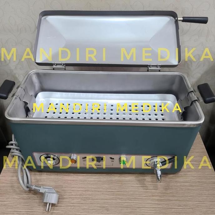 Autoclave Sterilisator Basah Elektrik Stainless 42cm Dengan Timer