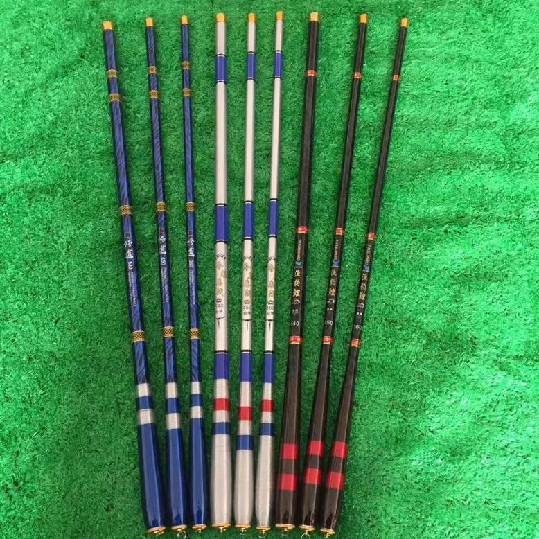 TEGEK CARBON SILVER UJUNG LENTUR BAHAN ASLI