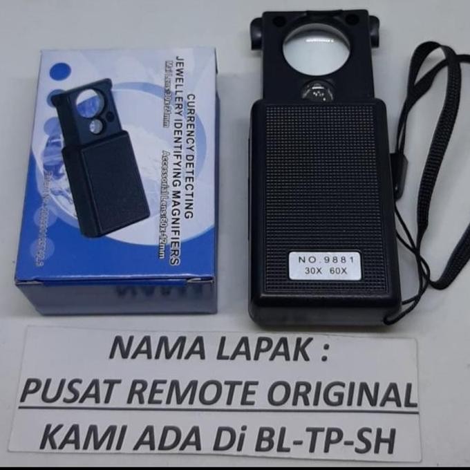 

Sale Kaca Pembesar Megnifer Lup 60X Ada Lampu Cek Uang Nya Original