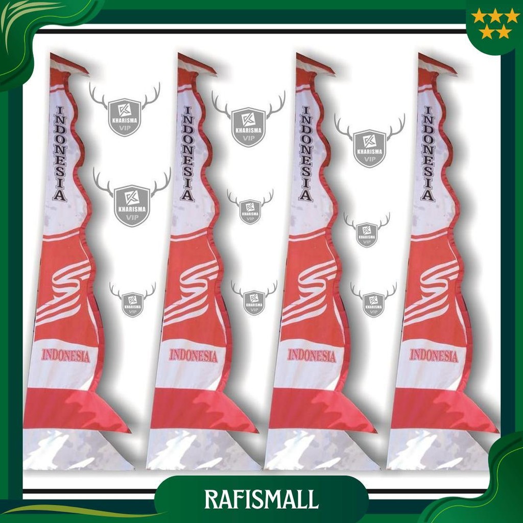 Umbul Umbul Sablon Indonesia Terbaru ( 4 Meter ) Sale