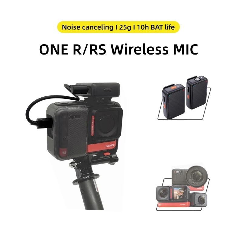wireless microphone mic for Insta360 One R/RS mic audio no need mic adapter action camera Accessory 