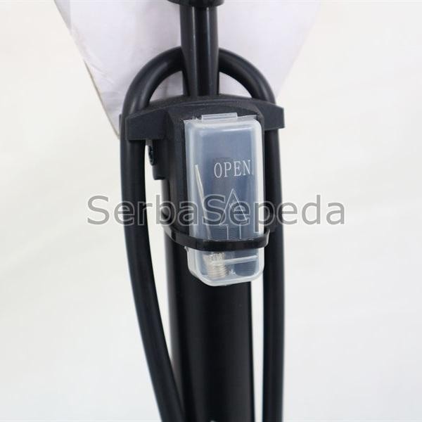 Pompa Sepeda - Pompa Lantai Polygon Stx