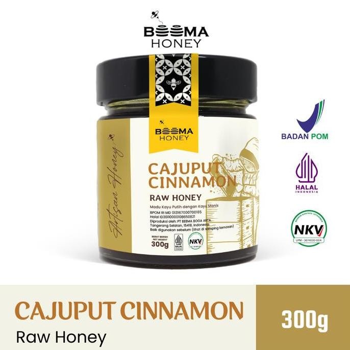 

NEW BeeMa Honey Cajuput Cinnamon/Madu Kayu Putih / Madu Organik READY