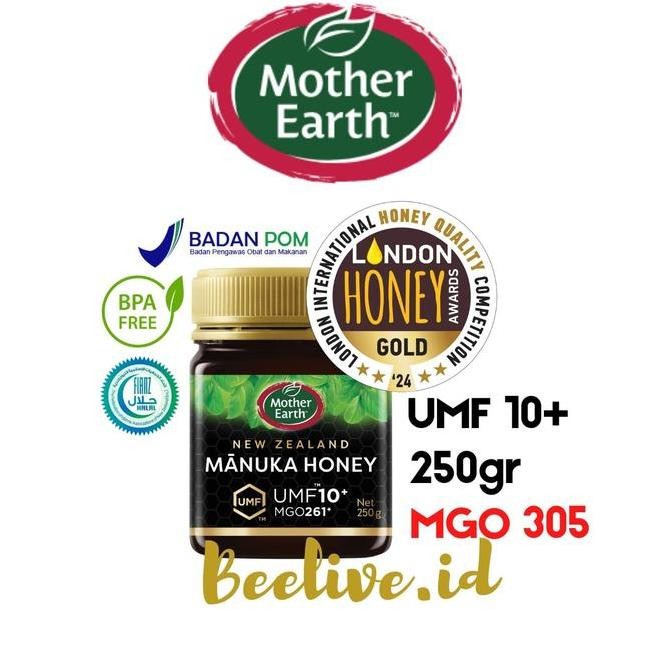 

NEW Madu Manuka Mother Honey Earth UMF 10+ 250 gr READY