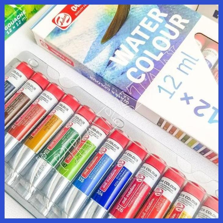 

( SEKOLAH / LUKIS ) SALE TALENS WATERCOLOR SET TUBE 12X12ML | CAT AIR SET (SENI / MENGGAMBAR / ART / KERAJINAN ) PRIVASI AMAN