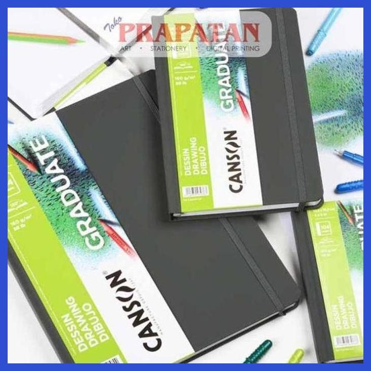 

( SEKOLAH / LUKIS ) PROMO GRADUATE CANSON DESSIN DRAWING HARD COVER BOOK | BUKU GAMBAR (SENI / MENGGAMBAR / ART / KERAJINAN ) PACKING AMAN