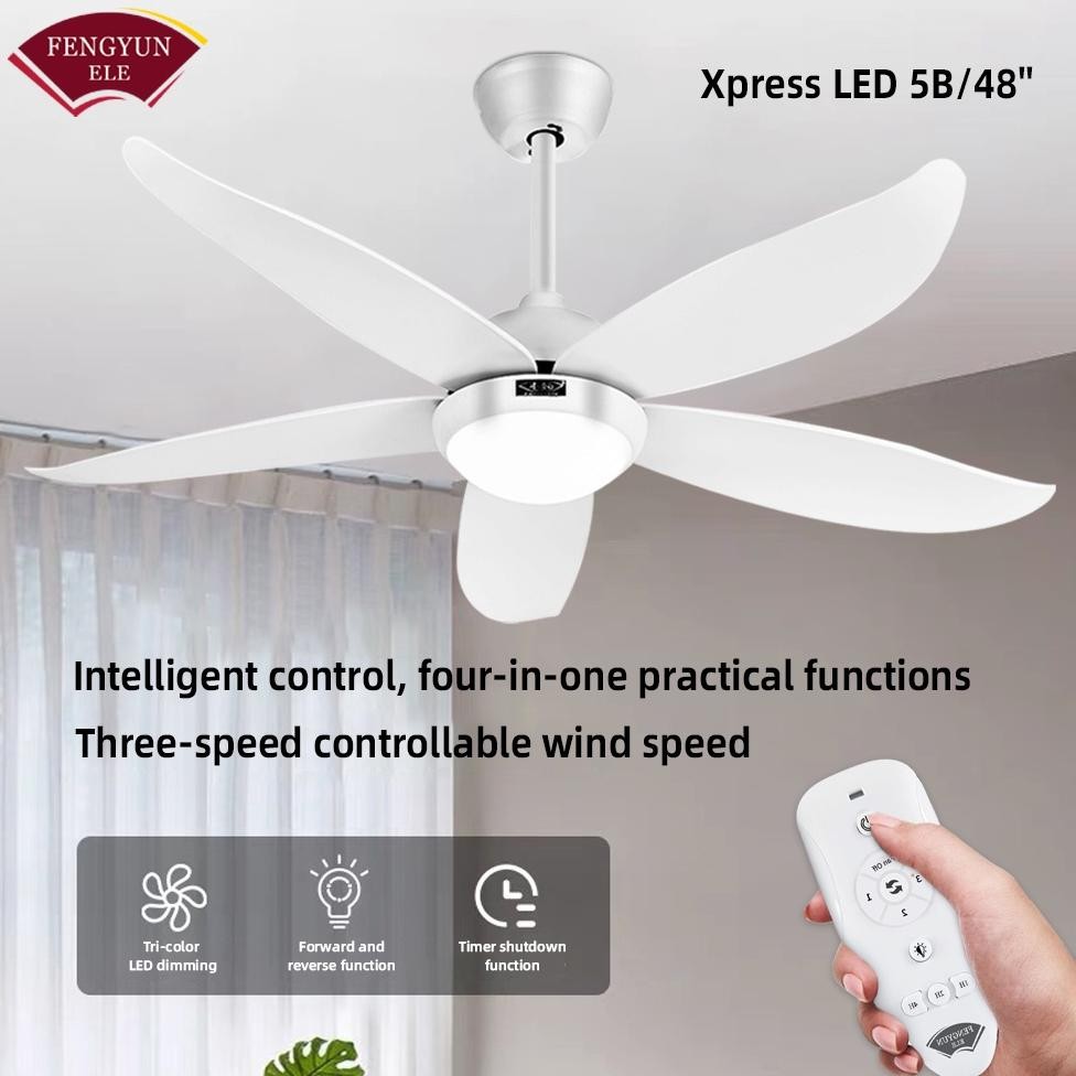NEW FENGYUN 48inch Ceiling Fan with Modern led light,Ceiling lamp fan with remote control,30 inch in