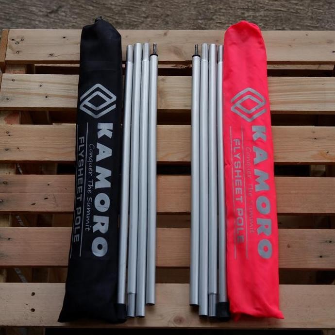 Promo Tiang Flysheet Alumunium Merk Kamoro 210X210 Cm - Frame Sepasang