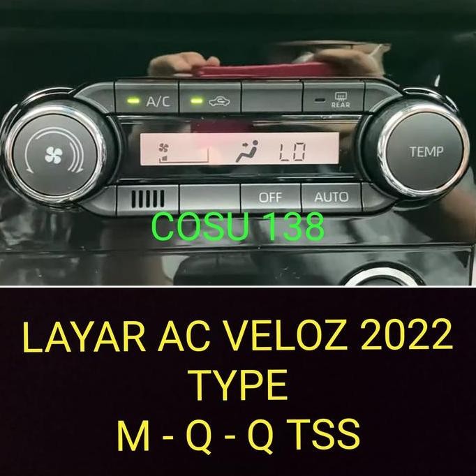 ANTI GORES PREMIUM LAYAR AC DIGITAL TOYOTA NEW VELOZ 2022