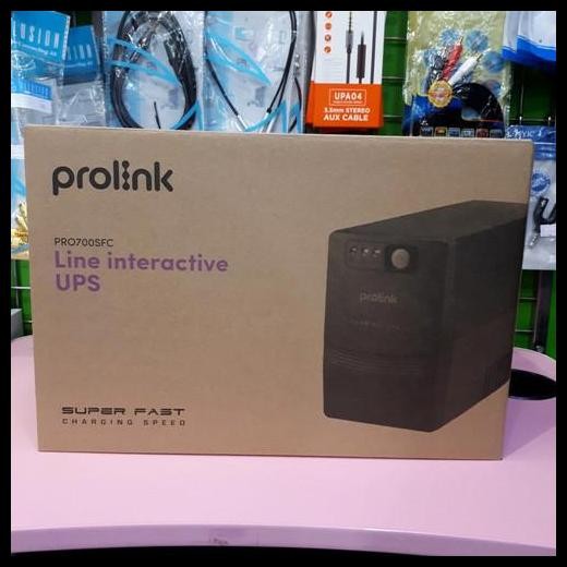 Terlaris UPS Prolink Pro700SFC 650VA Pro-700SFC Pro 700 SFC 650 VA Pro700 Best Seller