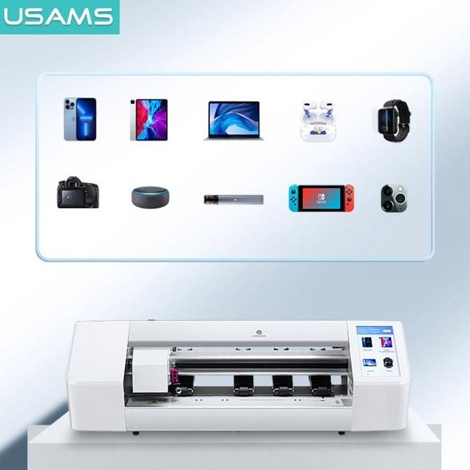 Usams Mesin Cutting Pemotong Anti Gores Hydrogel Free 100Pcs Hydrogel