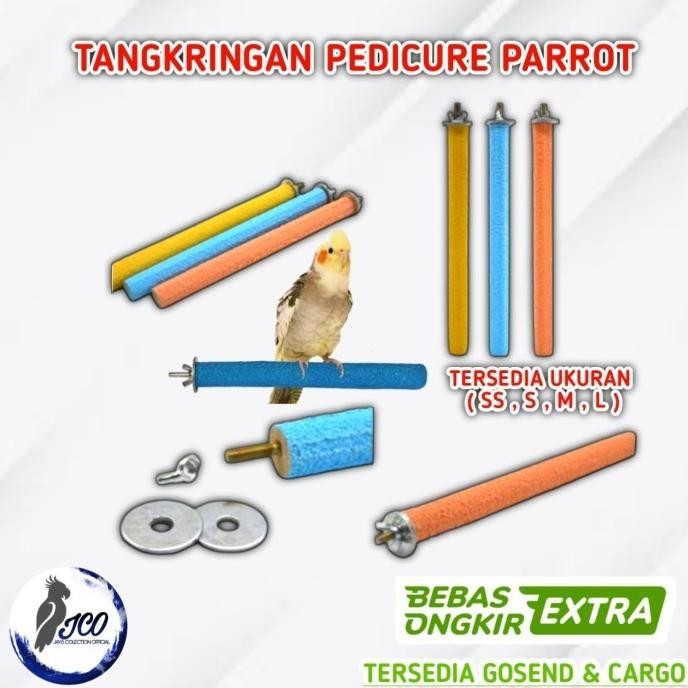 TANGKRINGAN PEDICURE BURUNG LOVEBIRD FALK NURI SUNCONURE TANGKRINGAN