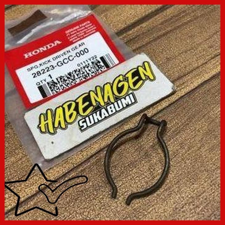 [HBA] KANCINGAN KLIP GEAR GIR GIGI SELAHAN ENGKOL KICK STATER HONDA BEAT SCOOPY VARIO 110 SPACY KARB