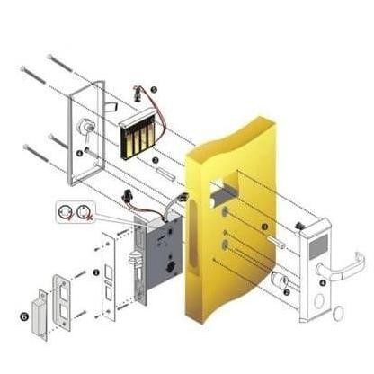 Kunci Pintu Digital Millenix Mx-511, Kartu & Kunci