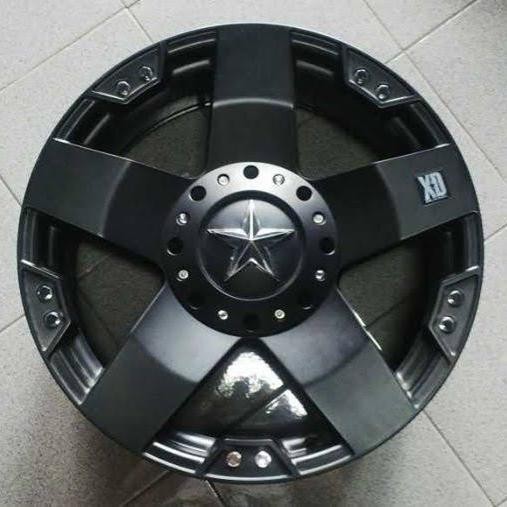 Kmc Xd Series Tutup Dop Velg Roda Hitam Rock Star Dually 20Inchi Original Dan Terpercaya