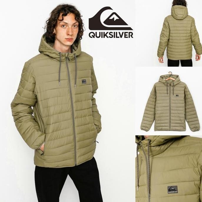 ''Terlaris" Jaket Quiksilver Hoodie Puffer Outdoor Camping Gunung Winter Original Murah