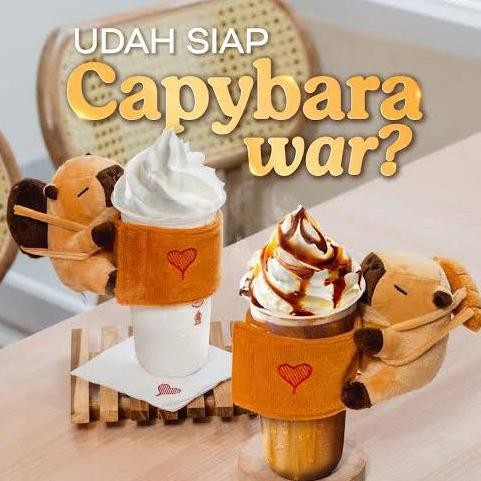 

TERBARU|READY STOCK|BEST SELLER| KOPI KENANGAN - CAPYBARA CUP SLEEVE !!!!!