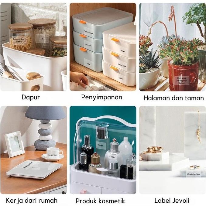 

NIIMBOT B21/B1/B3s Kertas Pencetakan Label Transparan Stiker Nama Tahan Air Label Termal. PS