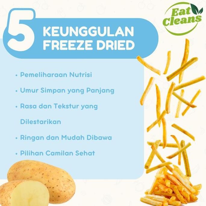 

Keripik Kentang Crispy Cemilan Sehat Gurih Freeze Dried Potato Chips
