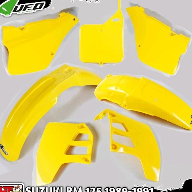 Ready...Ready...Ready...] SUZUKI RM 125 1989 1900 1991 - UFO VINTAGE COMPLETE PLASTIK KIT - COVER BO