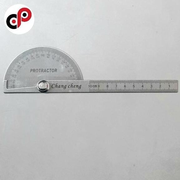 

Protractor | Penggaris Busur Derajat | Stainless TM