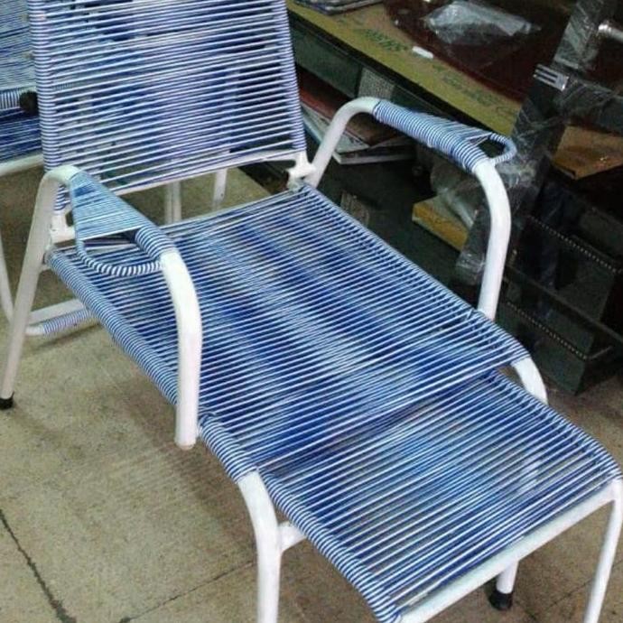 KURSI SANTAI SELONJORAN/KURSI MALAS/KURSI SANTAI TALI PLASTIK