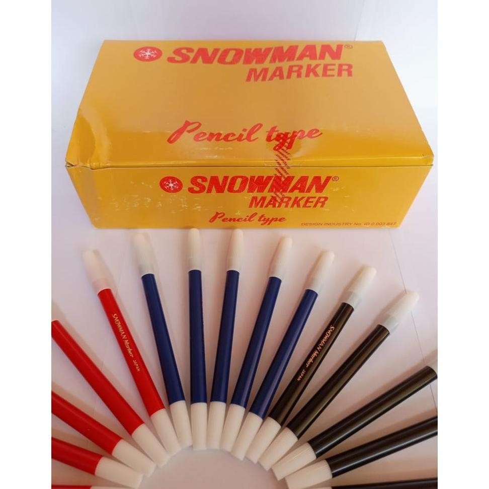 

Sale ( 100 Gram Selusin 12 Pcs ) Color Marker / Spidol Lepas Snowman Warna Kecil