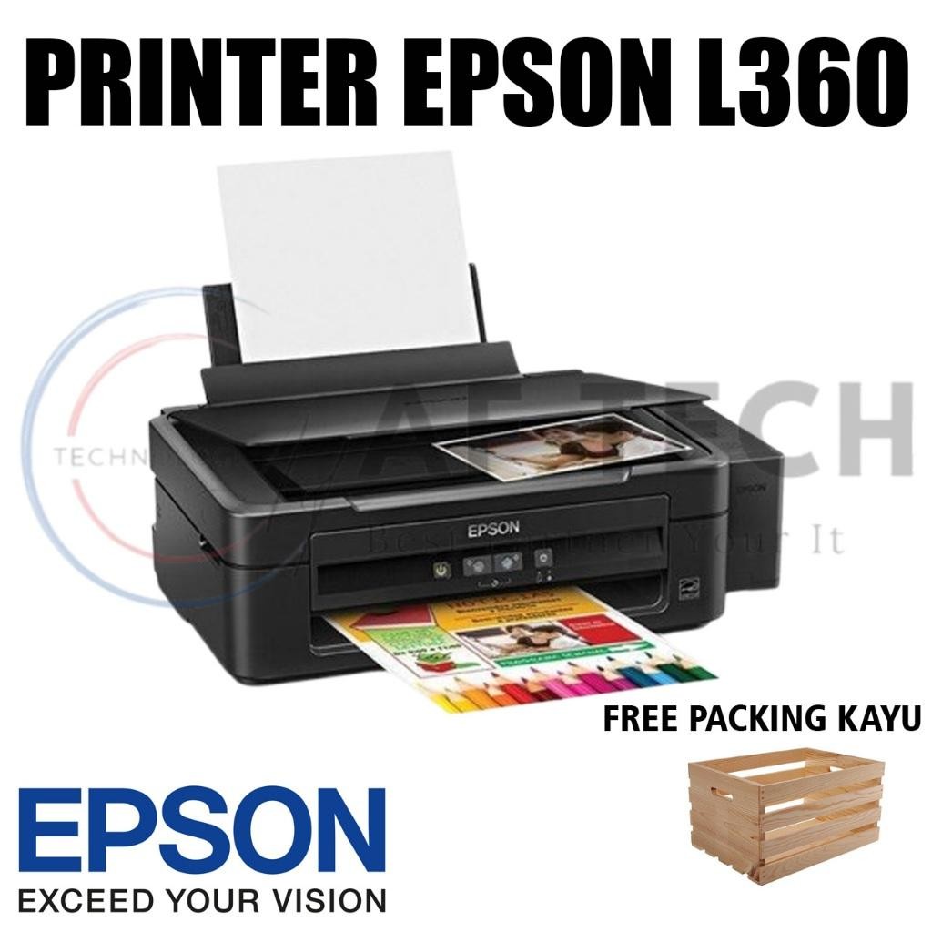 Printer Epson L360 All In One  Print Scan Copy Inkjet Bergaransi Terlaris Best Quality 100% Original