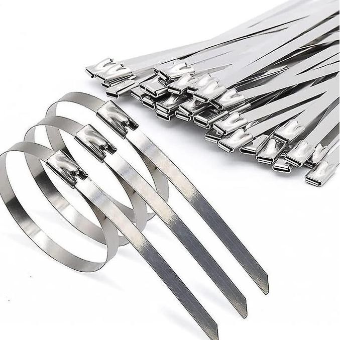 

\"\"\"\] Cable Kabel Ties Tie Stainless klem klam knalpot exhaust wrap