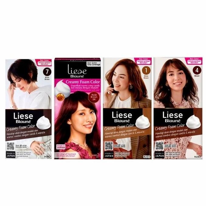 Liese Blaune Bubble Hair Color Cat Rambut Uban Japan Original Series