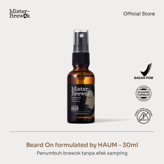 MISTERBREWOK BEARD ON REDENSYL+ LCLT PENUMBUH BREWOK