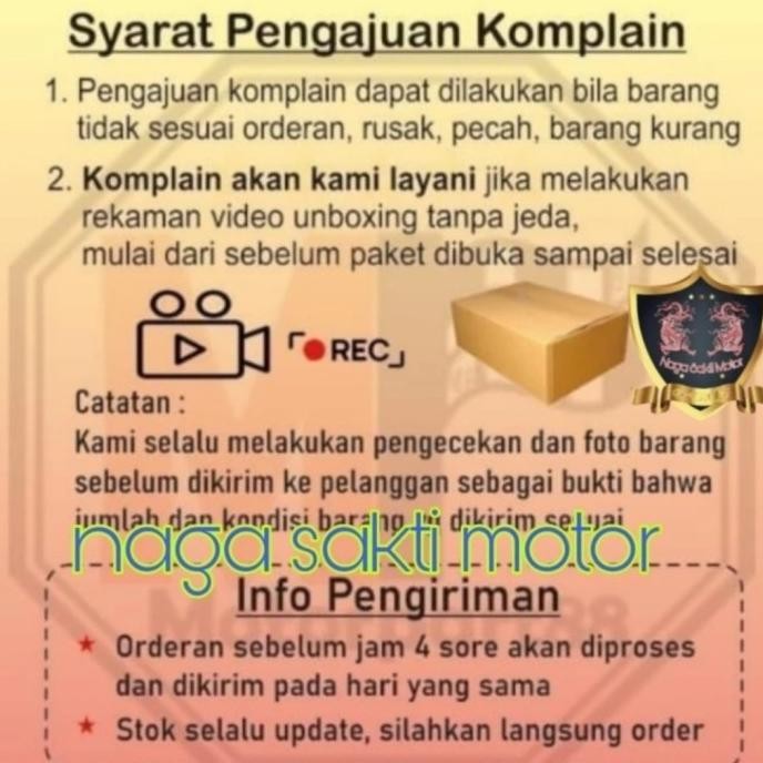 Paket Kaliper Cakram Depan + Master Rem Atas Depan + Selang Rem Cakram Depan + Minyak Rem Upsol Supr