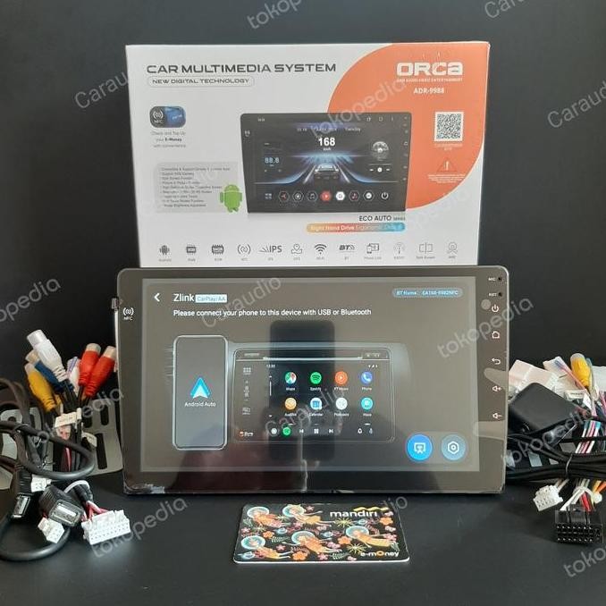ready  Head Unit Android 10 inch ORCA ADR 9988 DSP Android 10" ORCA TERBARU