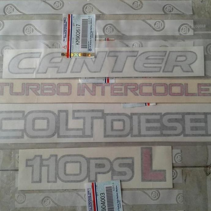 ready Stiker set coltdiesel canter 110ps L original KTB