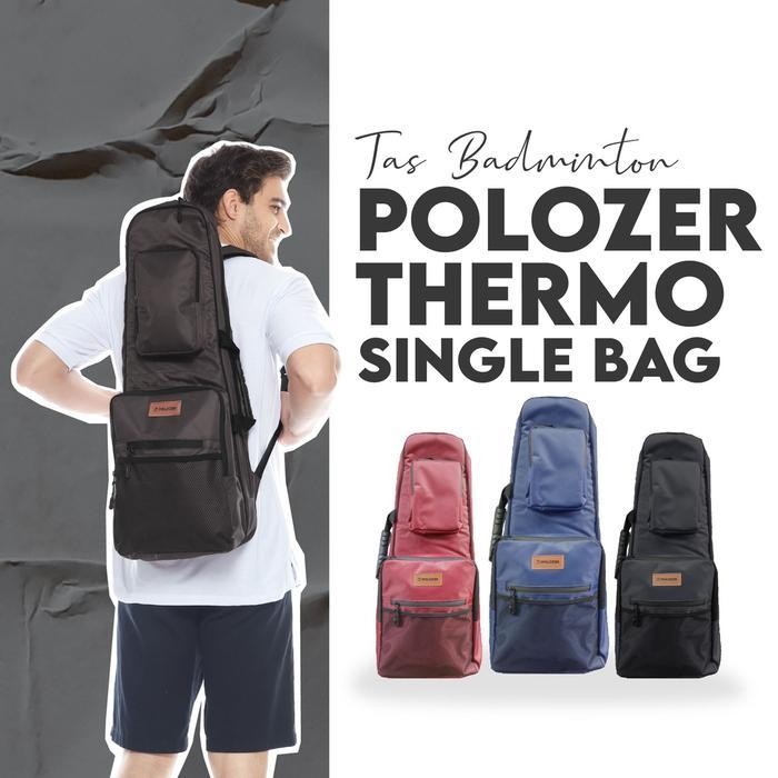 Tas Ransel Badminton Polozer Thermo Waterproof Single Bag